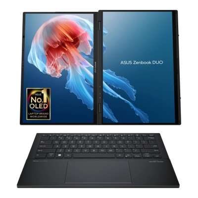 VENDU - ASUS Zenbook DUO (UX8406), Intel Core Ultra 9-185H, 32GB LPDDR5X, 1TB SSD nVme, 14" 3K OLED