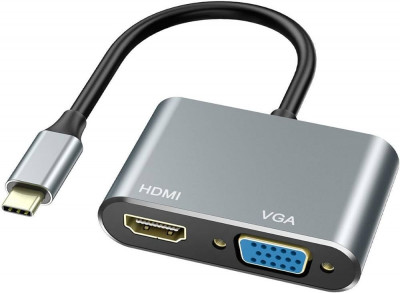 Adaptateur Mini Display Port To HDMI & VGA
