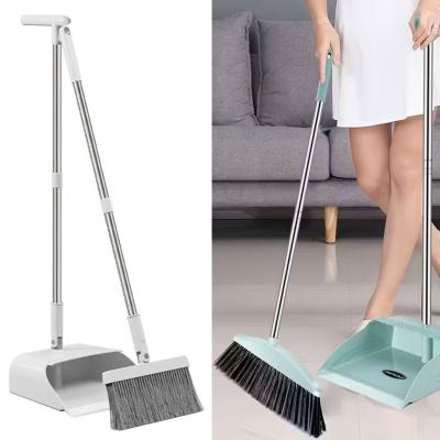 Set Balai + Ramasse-poussière Debout pour Sols Intérieurs