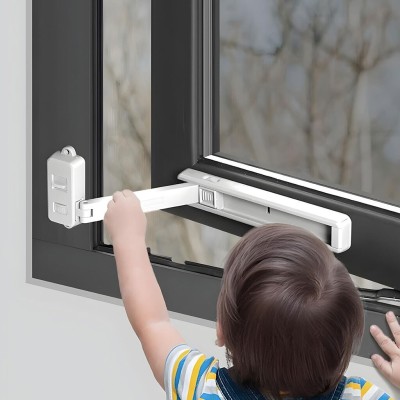 Dispositif de Sécurité Fenêtre pour Enfants Stop et Verrou