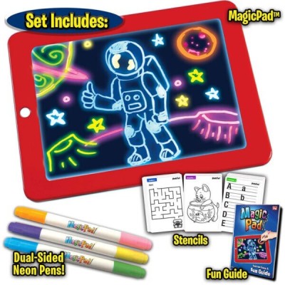 Ardoise Magique 3D pour Enfants  Dessin Lumineux LED avec Stylo