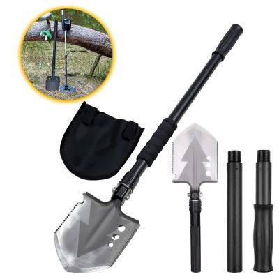 Pelle Multifonction en Carbone avec 3 Longueurs Réglables