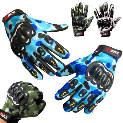 Gants de Biker Respirants V2 avec Protection Doigts Longs