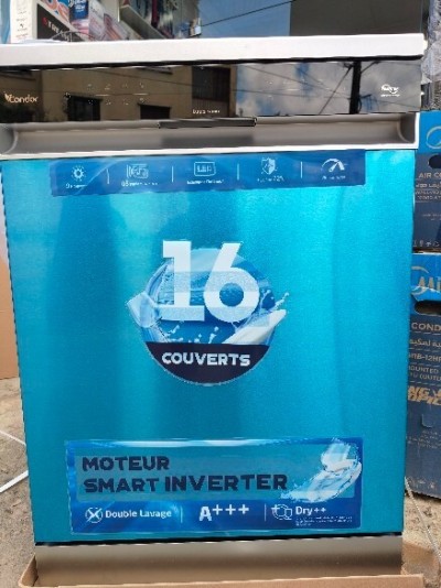 LAVE-VAISELLE CONDOR LUXA 16 COUVERTS INOX