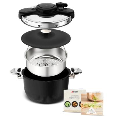 Seb Clipso Tempo 3En1 Cocotte Minute 6L , Faitout, Cocotte A Four P4810700