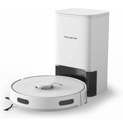 Aspirateur Robot Laveur Vidage Automatique, Nettoyage 4-En-1, Rowenta X-Plorer Serie 75 S+ RR8587WH