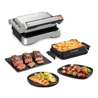Grill À Viande Tefal OptiGrill 4En1 Intelligent 2100W 9 Programmes GC774D10