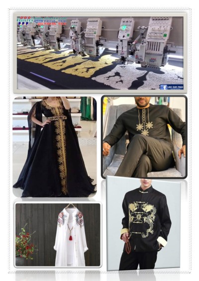 machine à broder à 10 têtes