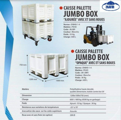 CAISSE-PALETTE JUMBO BOX 