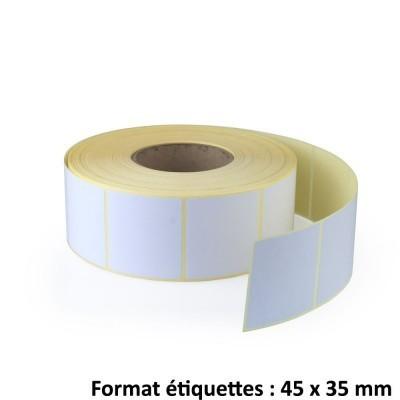 ROULEAU ETIQUETTE CODE A BARRE 45*35 ( 1000 Etiquettes)