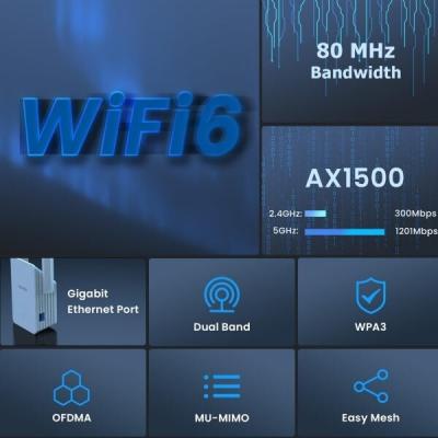 RANGE EXT TENDA A23 AX1500 DUAL BAND