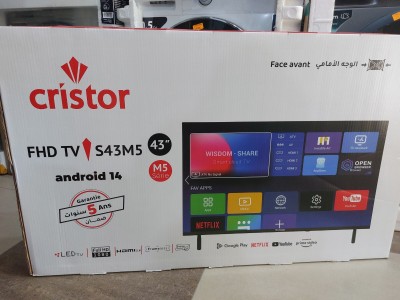 PROMOTION TV CRISTOR 43" ANDROID 14