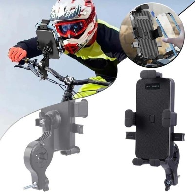 TEN SPACE CYCLING-Z031 Support Téléphone pour vélo rotatif 360