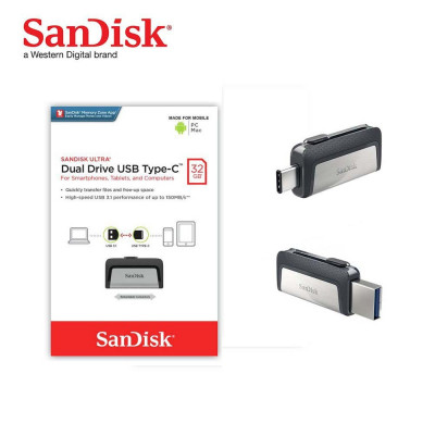 Clé USB Flash disk USB Type-C SanDisk Ultra Dual Drive 32GB 64GB 128GB
