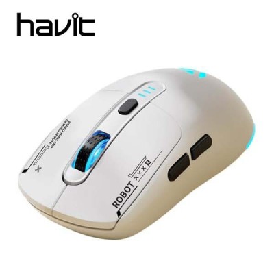 Souris Gaming sans-fil Double mode 2.4GHz + Bluetooth 5.1 HAVIT GAM64WB RGB Rechargeable