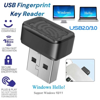 Lecteur d'empreintes digitales USB intelligent Pour Windows 10 32/64 Bits PC et LAPTOP