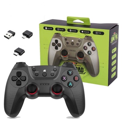 Manette de jeux sans-fil 2.4ghz CM-029 USB + Micro USB + USB-C pour ANDROID PC WINDOWS TV BOX