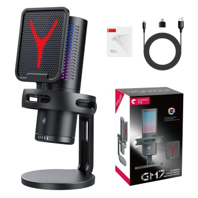 Yanmai GM7 Microphone Gaming USB RGB pour pour PC/Mac/PS4/PS5