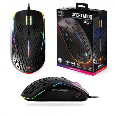 Souris filaire USB Gaming Spirit Of Gamer XPERT-M100 RGB 12400dpi 8 boutons programmables