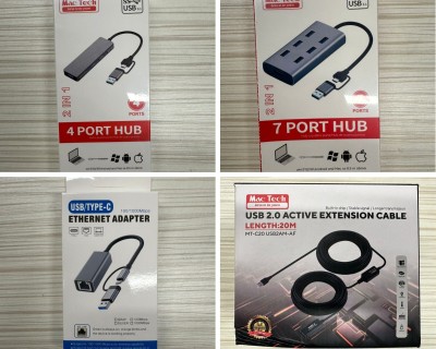 Accessoires USB Mac Tech - Réseau, Extension et Connectivité
