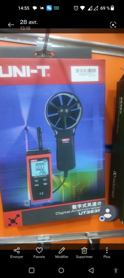 Anémomètre-Sound Meter