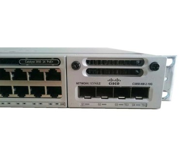 Switch Cisco Catalyst WS-C3850-24P-E | 24 Ports Gigabit PoE+ | 2x SFP+ | 2x SFP
