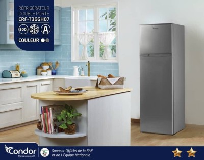 RÉFRIGÉRATEUR CONDOR DEFROST GRIS 270L - CRF-T36GH07 / CASH ET FACILITÉ