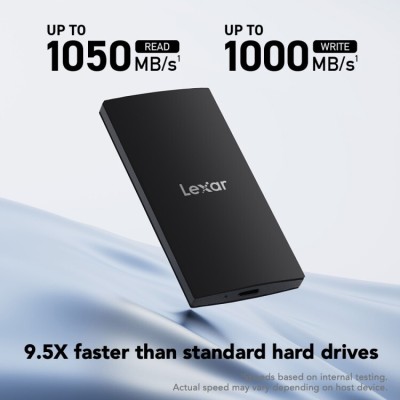 SSD externe Lexar SL300 1Tb USB 3.2 Gen 2 UP To 1050Mbps