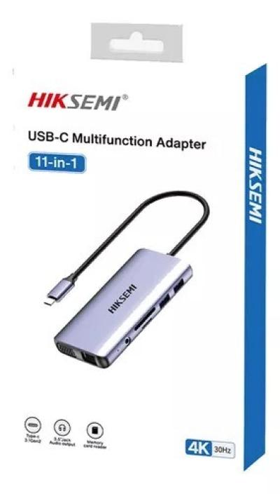 Hub Hiksemi Usb-C 11-in-1 4K 10G