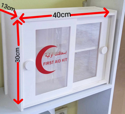 Boîte à pharmacie portable à double plateau en plastique pour premiers  secours - innovex Algerie