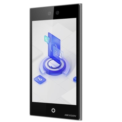 Terminal de contrôle d'accès biométrique par reconnaissance faciale HikVision DS-K1T681DBX