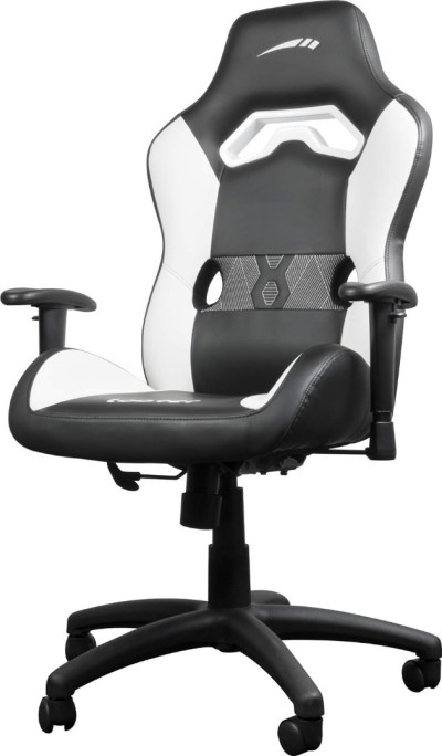 Speedlink Looter Chaise de Bureau, Similicuir,BLACK WHITE 