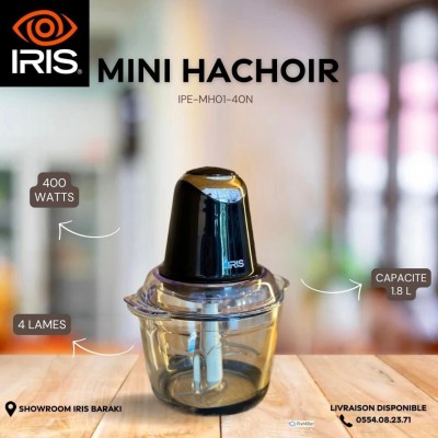 MINI HACHOIR IRIS 4 LAMES 400W 1.8L