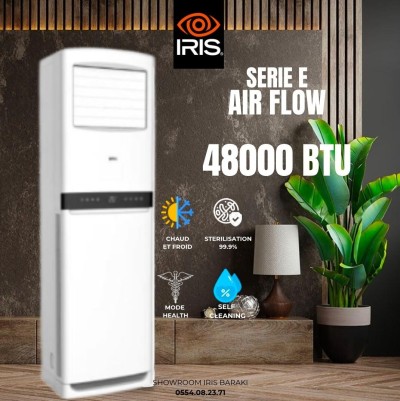CLIMATISEUR IRIS ARMOIRE AIR FLOW 4D SPLIT SERIE E 48000 BTU