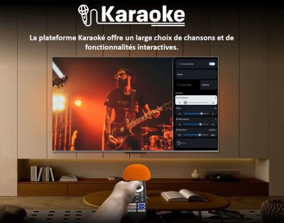 TV IRIS 55" MINI LED S9030 MUSIC TV QLED+ 4K ANDROID SMART GOOGLE TV  55 POUCES