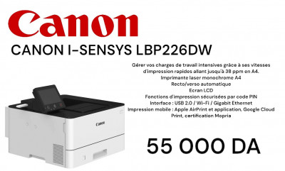 Multifonction Laser Monochrome 3en1 Canon i-Sensys MF453 - Wifi