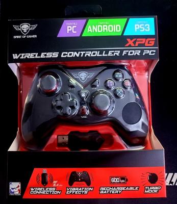Manette Gaming Sans Fil Rechargeable pour PC & PS3 SOG-RFXPG Noir / Rouge -  Prix en Algérie