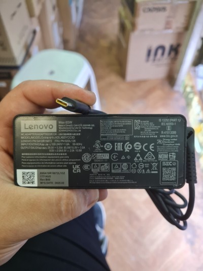CHARGEUR LENOVO ORIGINAL USB-C 20V-3.25A 65W  ADLX65YCC3D