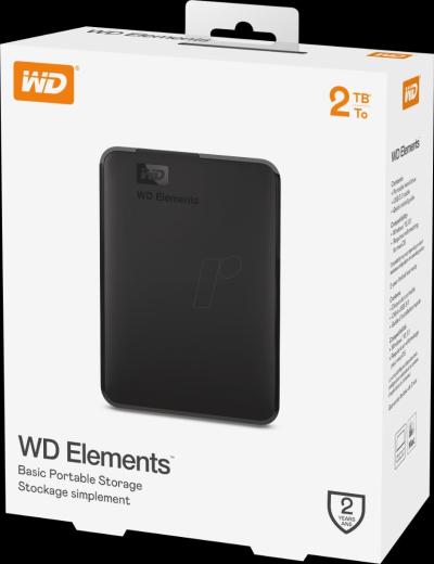 DISQUE DUR EXTERNE WESTERN DIGITAL ELEMENTS 2TB