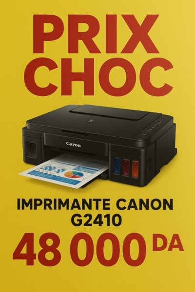 IMPRIMANTE CANON Jet d'ancre 3in1 PIXMA G2410