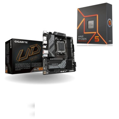 KIT AMD RYZEN 5 8600G + MICRO ATX AM5 GIGABYTE B650M DS2H