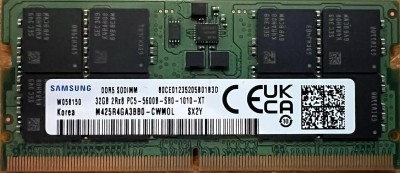 SODIMM SAMSUNG 32 GO DDR5 5600 MHZ