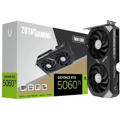 CARTE GRAPHIQUE ZOTAC GAMING GEFORCE RTX 5060 TI TWIN EDGE OC 16GO
