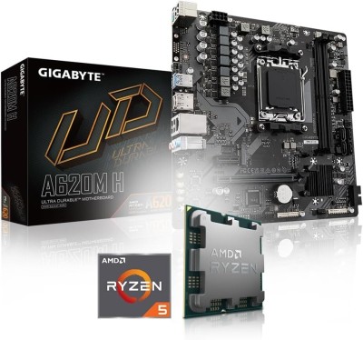 KIT UPGRADE PC AMD RYZEN 5 7500F + CARTE MERE GIGABYTE A620M H