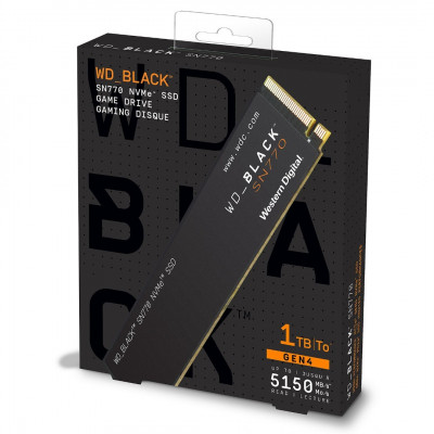 WESTERN DIGITAL SSD WD BLACK SN770 1 TO NVME 4.0 X4  5150MB/S 