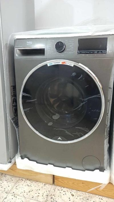 PROMO Machine à laver Automatique 12kg BEKO 1400Tr/mn Gris manhattan 77000Da