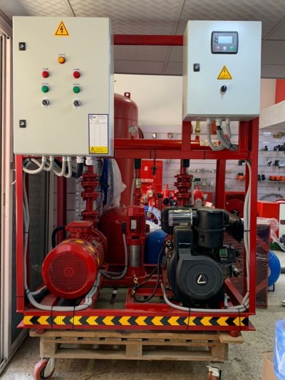 STATION POMPAGE SKID ANTI INCENDIE 