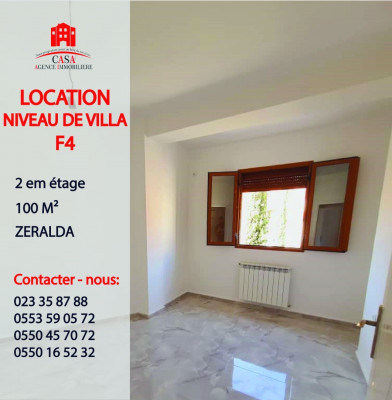 Location Niveau De Villa F4 Alger Zeralda