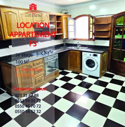 Location Appartement F3 Alger Cheraga