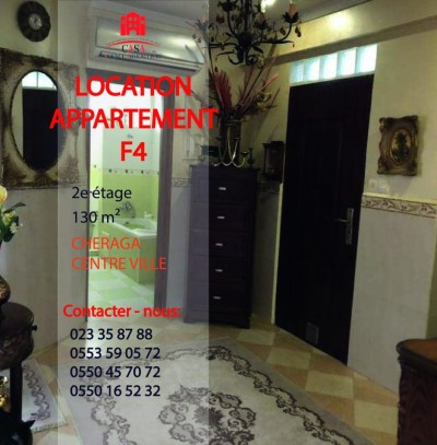Location Appartement F4 Alger Cheraga